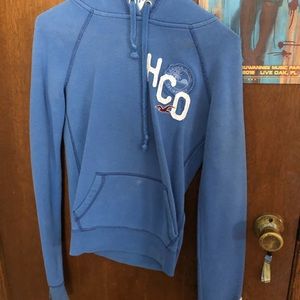 Hollister blue hoodie